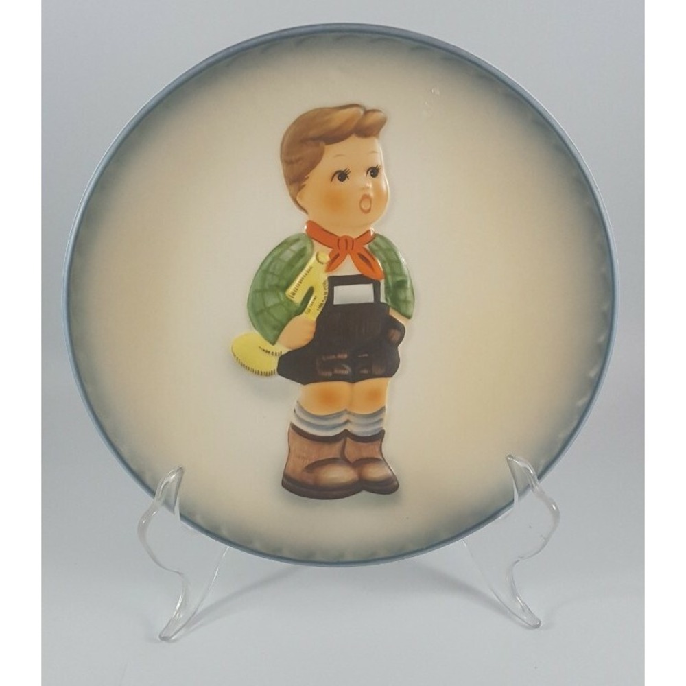 Schmid "Hark the Herald" Collector Plate.  Inspired By Berta Hummel 1984